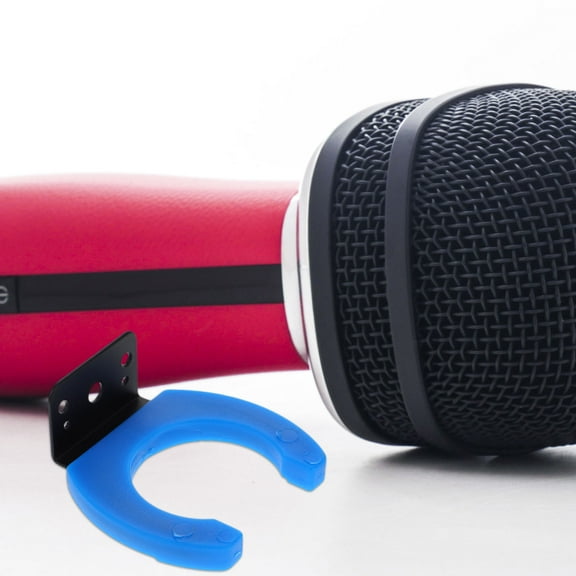 SHOWERORO Wall Mount Microphone Holder for Radio Broadcasting 2Pcs 2.6x2.6x1.2in