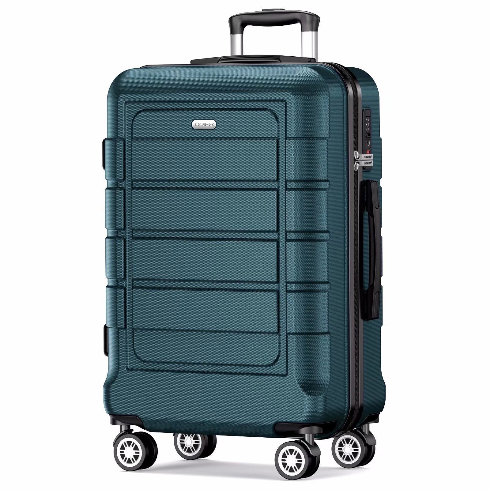 SHOWKOO Hardside 28 Inch checked Luggage with Ergonomic Handles and TSA Lock, Travel Suitcase