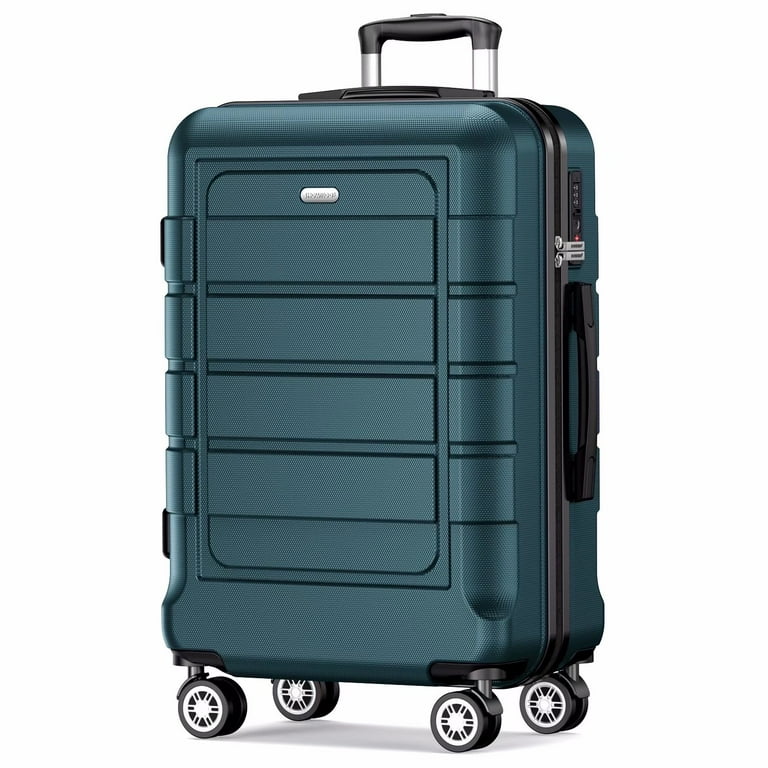 SHOWKOO Hardside 28 Inch checked Luggage with Ergonomic Handles and TSA Lock Travel Suitcase with Spinner Wheel