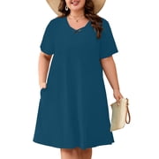 walmart formal plus size dresses LapaPlus XL-6XL Womens Formal Dress Plus Size Evening Party Wedding Guest  Bridesmaid Long Dresses