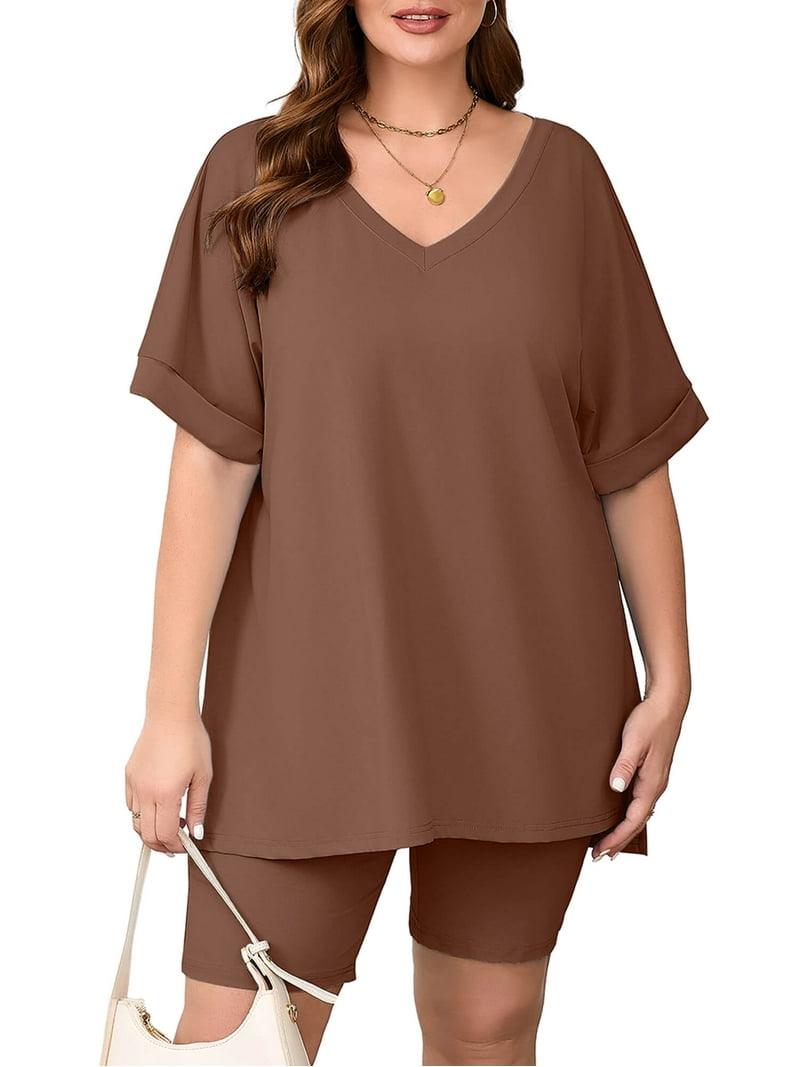 Loungewear Sets Ladies Lounge Suits Plus Size SELONE Lounge Sets