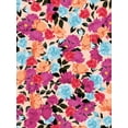 thumbnail image 1 of SHOWMALL Women's Plus Dresses Floral Casual Sleeveless Beach Tank Sundress with Pockets 1X Vibrant Rose Floral, 1 of 2