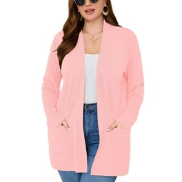 Pink cardigan walmart online