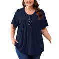 thumbnail image 1 of SHOWMALL Women's Plus Size Tunic Tops, 1 of 1