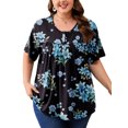 thumbnail image 1 of SHOWMALL Women's Plus Size Tunic Tops, 1 of 1