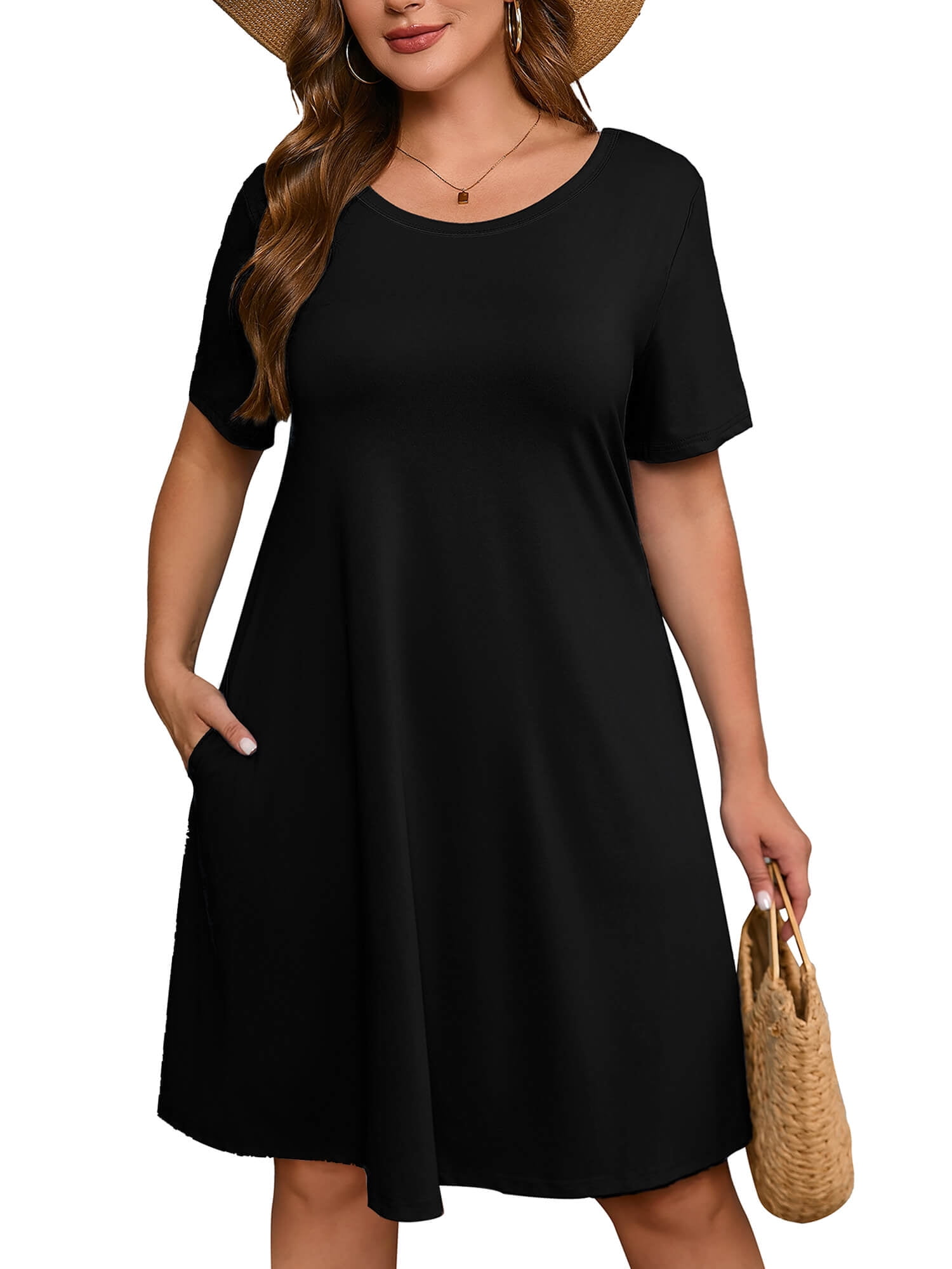 princess polly baby blue dress Mango Women's Short Draped Linen Dress main image 0