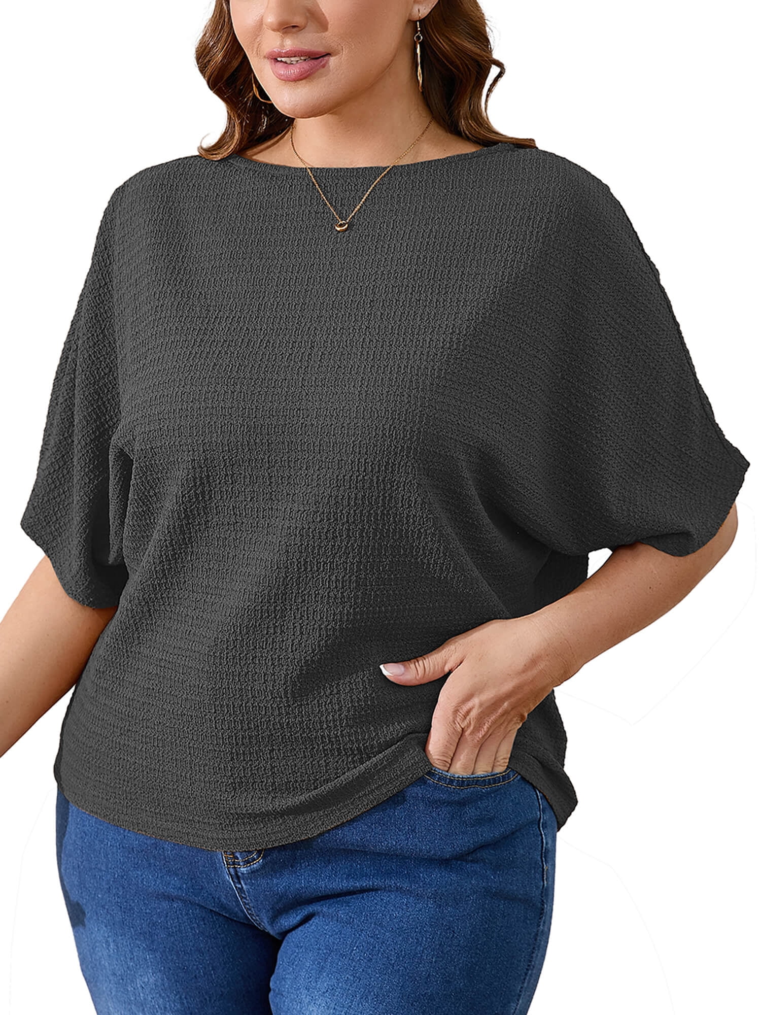 batwing evening tops