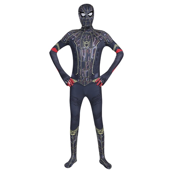 SHOWONSKY Superhero Suit Spider-themed Hero Body Suit for Cosplay Costume Halloween Party Comic Con Dress Up Show Role Play Outfit