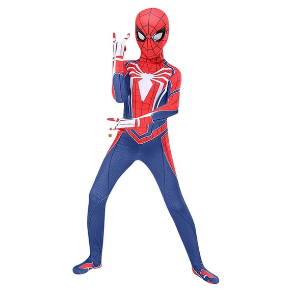 SHOWONSKY Superhero Suit Spider-themed Hero Body Suit for Cosplay Costume Halloween Party Comic Con Dress Up Show Role Play Outfit