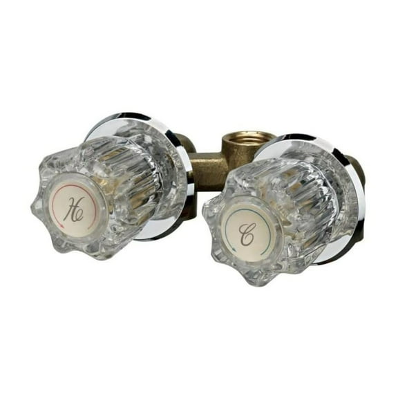 SHOWR STLL FAUCET 2H CHR (Pack of 1)