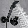 thumbnail image 1 of 9 Spray Settings Handheld Shower Head Set with Water Flow Control Valve, Oil-Rubbed Bronze, 1 of 8
