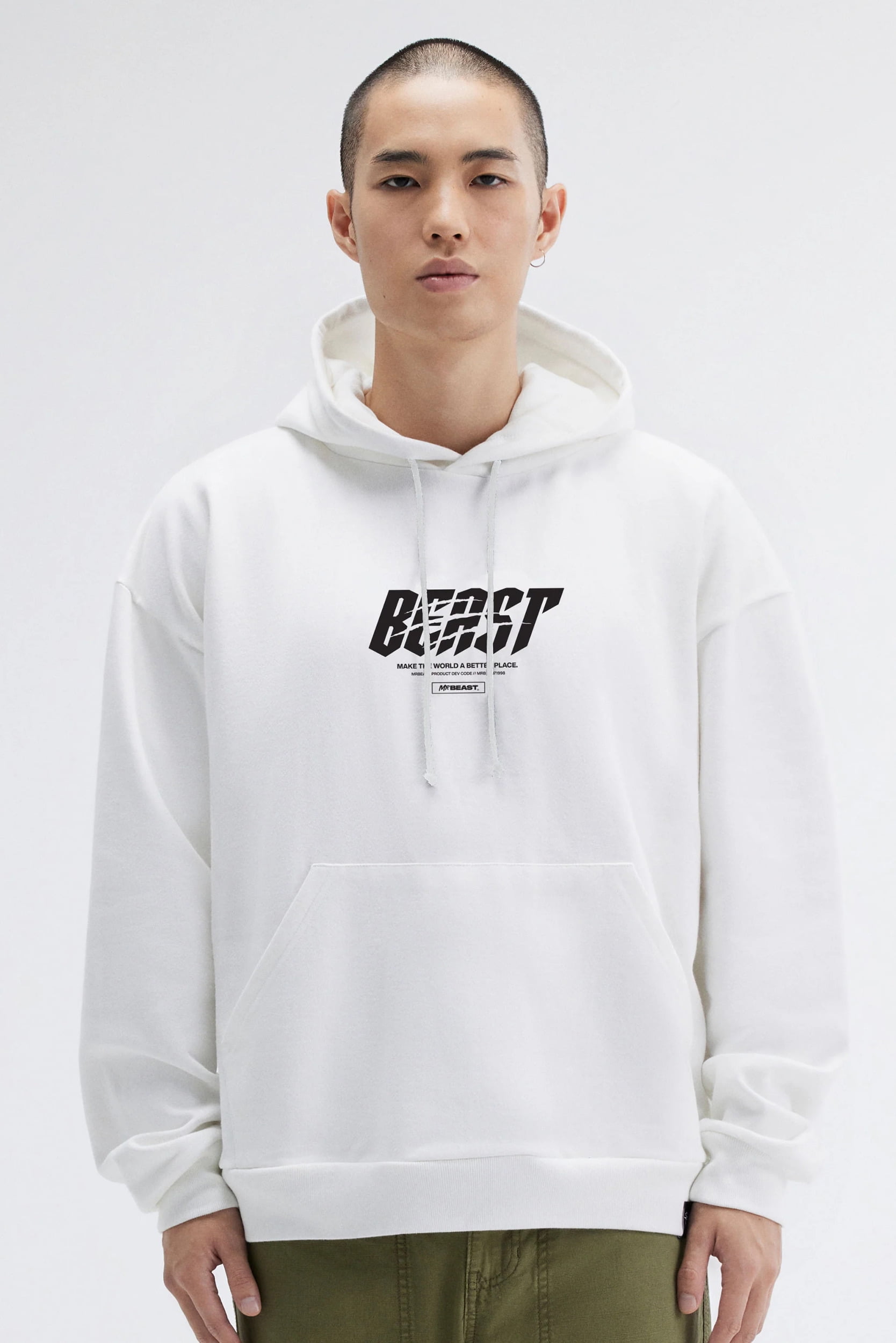 Off white mr beast hoodie hotsell