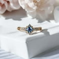 thumbnail image 1 of SHREENATHJEWELRY 6MM / 2CT Vintage Alexandrite Promise Ring CZ Diamond Weddding Jewelry Color Change Gemstone Ring Birthday Gift For Daughter, 1 of 3