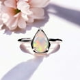 thumbnail image 1 of SHREENATHJEWELRY 7x5MM / 1CT Pear Cut Opal Engagement Ring Solitaire Statement Women Jewelry Art Deco Proposal Ring Birthday Goft For Her, 1 of 4