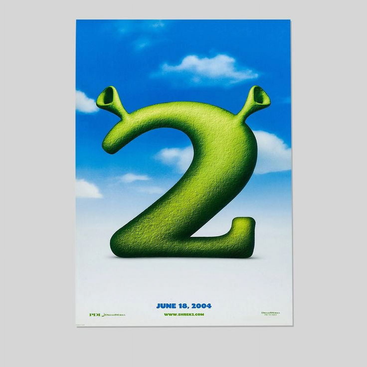 SHREK 2 MOVIE POSTER 2 Sided ORIGINAL Advance MIKE MYERS EDDIE MURPHY ...