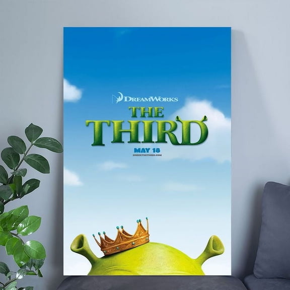 SHREK THE THIRD - D/S Original Movie Poster One Sheet Mike Myers 2007 Size 24''x36'' - Kiloa