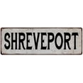 thumbnail image 1 of SHREVEPORT Vintage Look Rustic Metal 8x24 Sign City State 108240041304, 1 of 1
