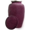 thumbnail image 1 of SHREYAS PURPLE Cremation Urns Material Made of Aluminium Large Size Home Décor Friendly, 1 of 5