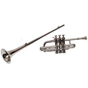 SHREYAS B Flat Bb Flag/ Coronation/ Herald Trumpet + Case + Mute + MP