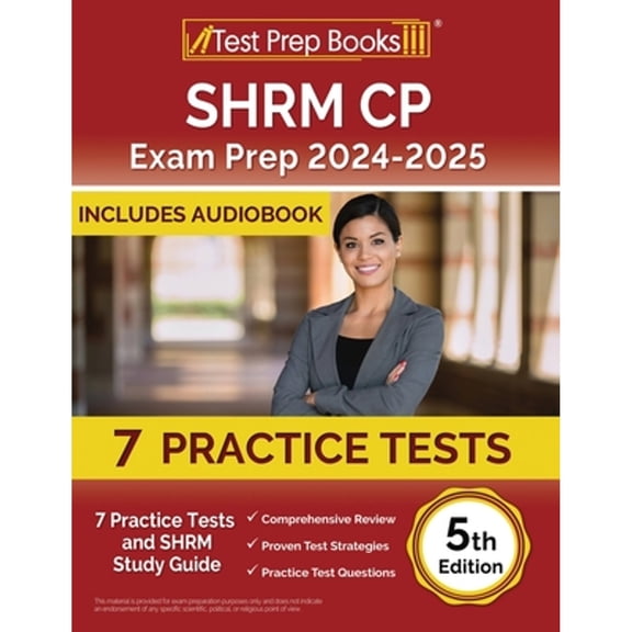 Pre-Owned SHRM CP Exam Prep: Practice Tests and SHRM Study Guide: [5th Edition], 9781637759332, 1637759339, Paperback,