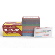 SHRM CP Exam Prep Flashcards 2022-2023 SHRM Certification Flash Cards Study Guide and Practice Test Questions [Full Color Cards]