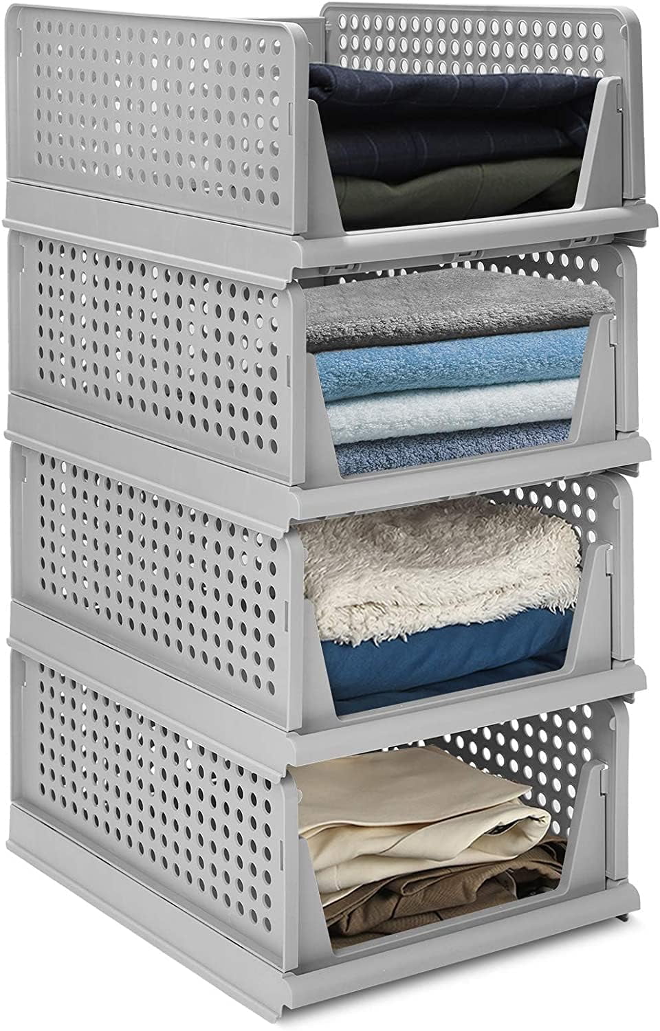 SHRUTI Clothes Organizer For Wardrobe Cupboard Organizer Foldable ...