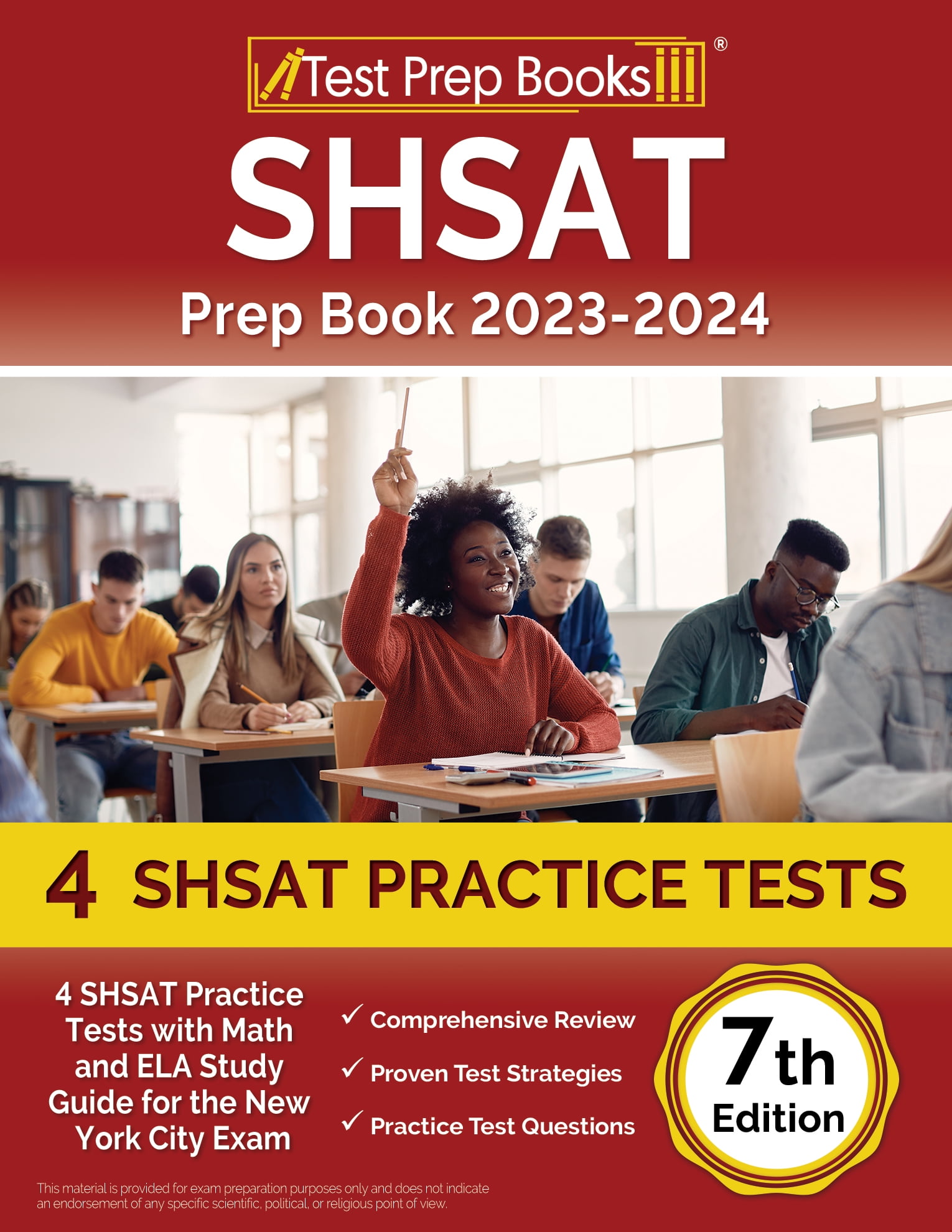 SHSAT Prep Book 20232024 4 SHSAT Practice Tests with Math and ELA
