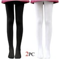 thumbnail image 1 of SHTXOZHI 2 Pairs Pantyhose for Women Solid Color Soft Opaque Footed Tights Dance Yoga Leggings, 1 of 7