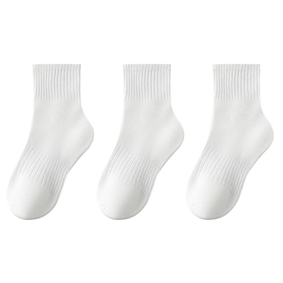 SHTXOZHI 3 Pairs Kids Socks for Boys Girls Ankle Socks Low Cut Athletic Socks Toddler 3-16 Years