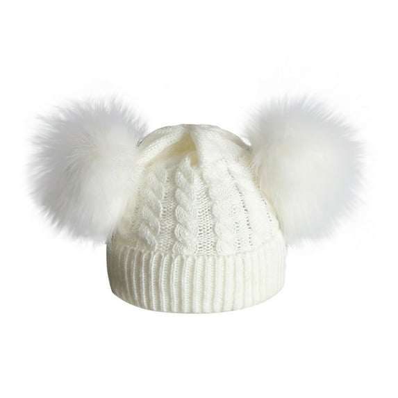 SHTXOZHI Baby Beanie Hat Boys Girls Winter Warm Hat Infant Toddler Cute Knitted Beanies with Pom