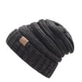 thumbnail image 1 of SHTXOZHI Beanie Hats for Women Men Slouchy Knitted Fleece Lined Hat Outdoor Ski Snow Warm Cap, 1 of 1