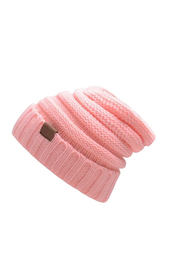 Beanie Hats for Women Men Slouchy Knitted Fleece Lined Hat Outdoor Ski Snow Warm Cap