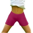 thumbnail image 1 of SHTXOZHI Boy Girl Summer Biker Shorts Under Dress Dance Shorts Solid Color Elastic Waist Shorts, 1 of 7