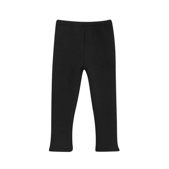 SHTXOZHI Boys Girls Fleece Lined Pants Kids Elastic Waisted Warm Winter Pants for Kids Toddler