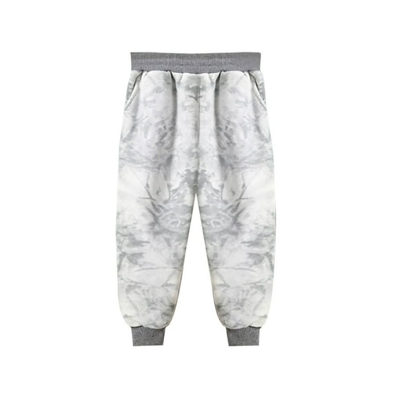 SHTXOZHI Boys Girls Tie-Dye Sweatpants Kids Elastic Waisted Athletic Jogger Pants with Pockets