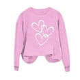 thumbnail image 1 of SHTXOZHI Crewneck Sweatshirts for Women Long Sleeve Printed Pullover Tops Casual Fall Clothes, 1 of 3