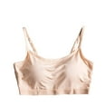 thumbnail image 1 of SHTXOZHI Full Coverage Bra for Women Wireless Push Up Yoga Bra Workout Padded Crop Tank Tops, 1 of 5