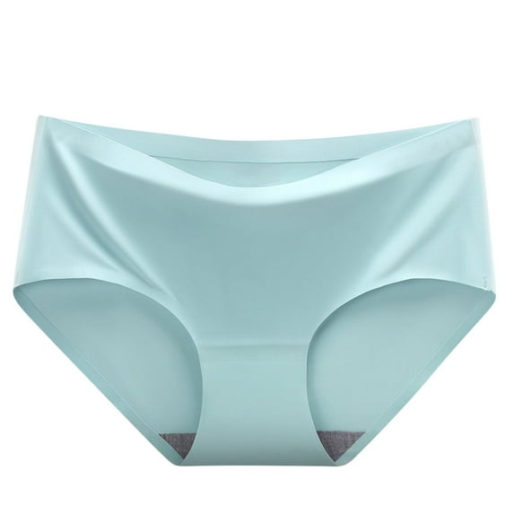 SHTXOZHI High Waist Seamless Underwear for Women No Show Comfort Panties Full Coverage Brief