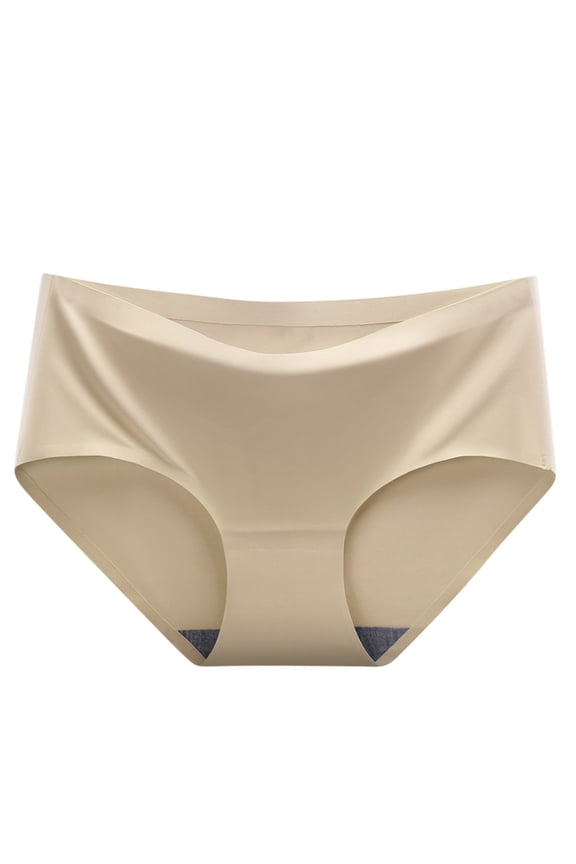 High Waist Seamless Underwear for Women No Show Comfort Panties Full Coverage Brief