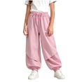 thumbnail image 1 of SHTXOZHI High Waisted Pants for Girls Loose Drawstring Sport Joggers Breathable Outdoor Hiking Workout Pants, 1 of 6
