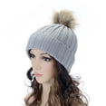thumbnail image 1 of SHTXOZHI Knitted Beanie for Women Men Warm Winter Hat Unisex Outdoor Solid Color Snow Caps, 1 of 5