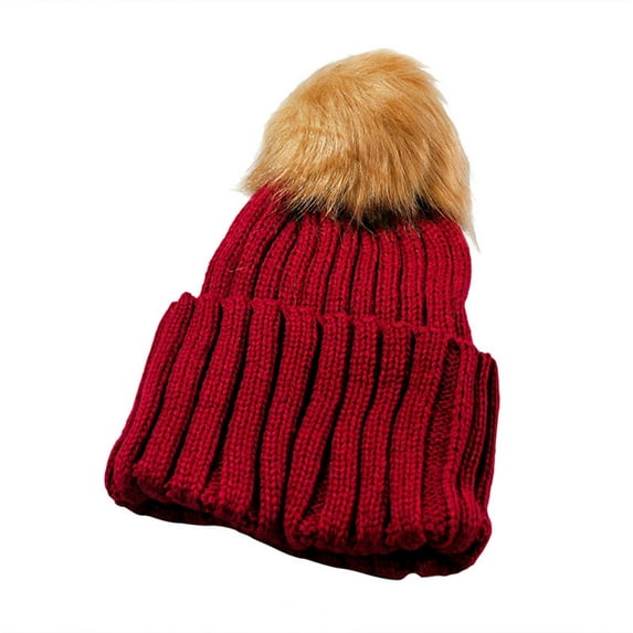 SHTXOZHI Knitted Beanie for Women Men Warm Winter Hat Unisex Outdoor Solid Color Snow Caps