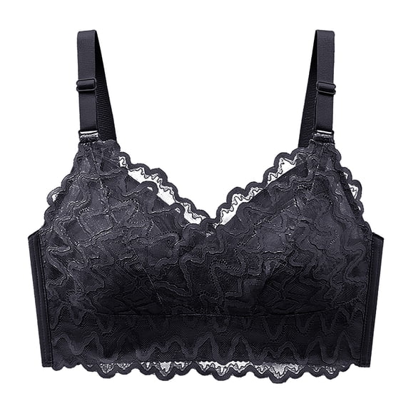 SHTXOZHI Lace Bras for Women Push Up Full Coverage Comfortable Everyday Bras with Adjustable Strap