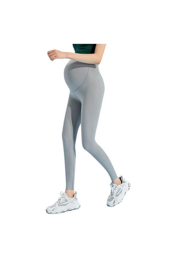Maternity Leggings Over The Belly Pregnancy Workout Yoga Pants Athletic Stretch Leggings