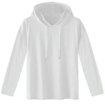 SHTXOZHI Men's Casual Pullover Hoodies Long Sleeve Drawstring Solid Color Fall Sweatshirt