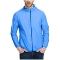 thumbnail image 1 of SHTXOZHI Men's Sun Protection Jacket Windbreaker Lightweight Jackets Quick Dry Outdoor Hiking Zip Up Coat, 1 of 4