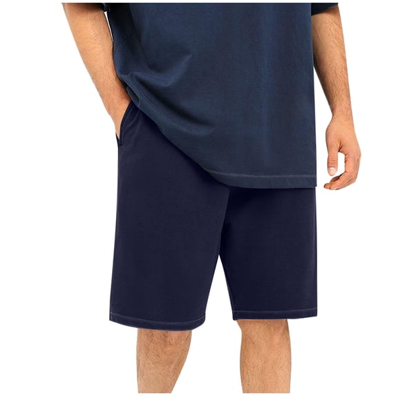 SHTXOZHI Men's Sweat Shorts Elastic Waist Workout Athletic Running Shorts Drawstring Summer Shorts