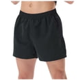 thumbnail image 1 of SHTXOZHI Mens Athletic Workout Shorts Gym Running Lightweight Elastic Waist Shorts with Zipped Pockets, 1 of 4