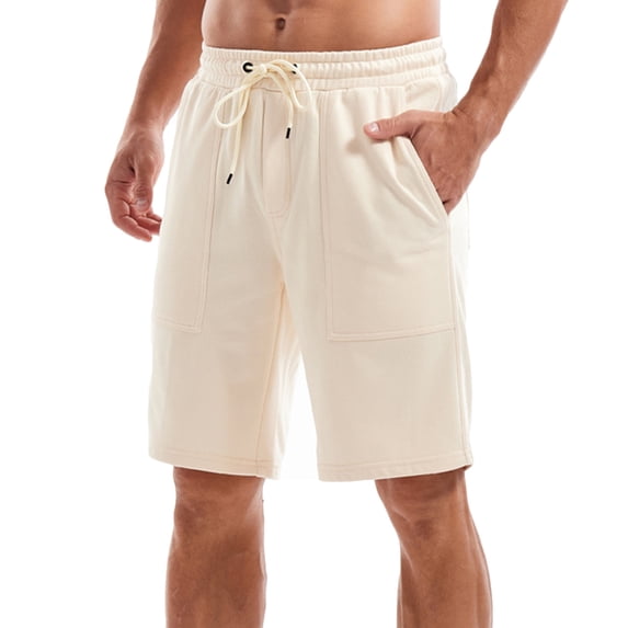 SHTXOZHI Mens Casual Athletic Gym Summer Shorts Elastic Waisted Drawstring Shorts with Pockets