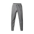 thumbnail image 1 of SHTXOZHI Mens Elastic Waist Exercise Pants Drawstring Sweatpants with Pocket Workout Running Pants, 1 of 4